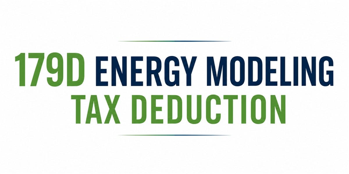 179D Energy Modeling: How Commercial Buildings Qualify for Tax Deductions