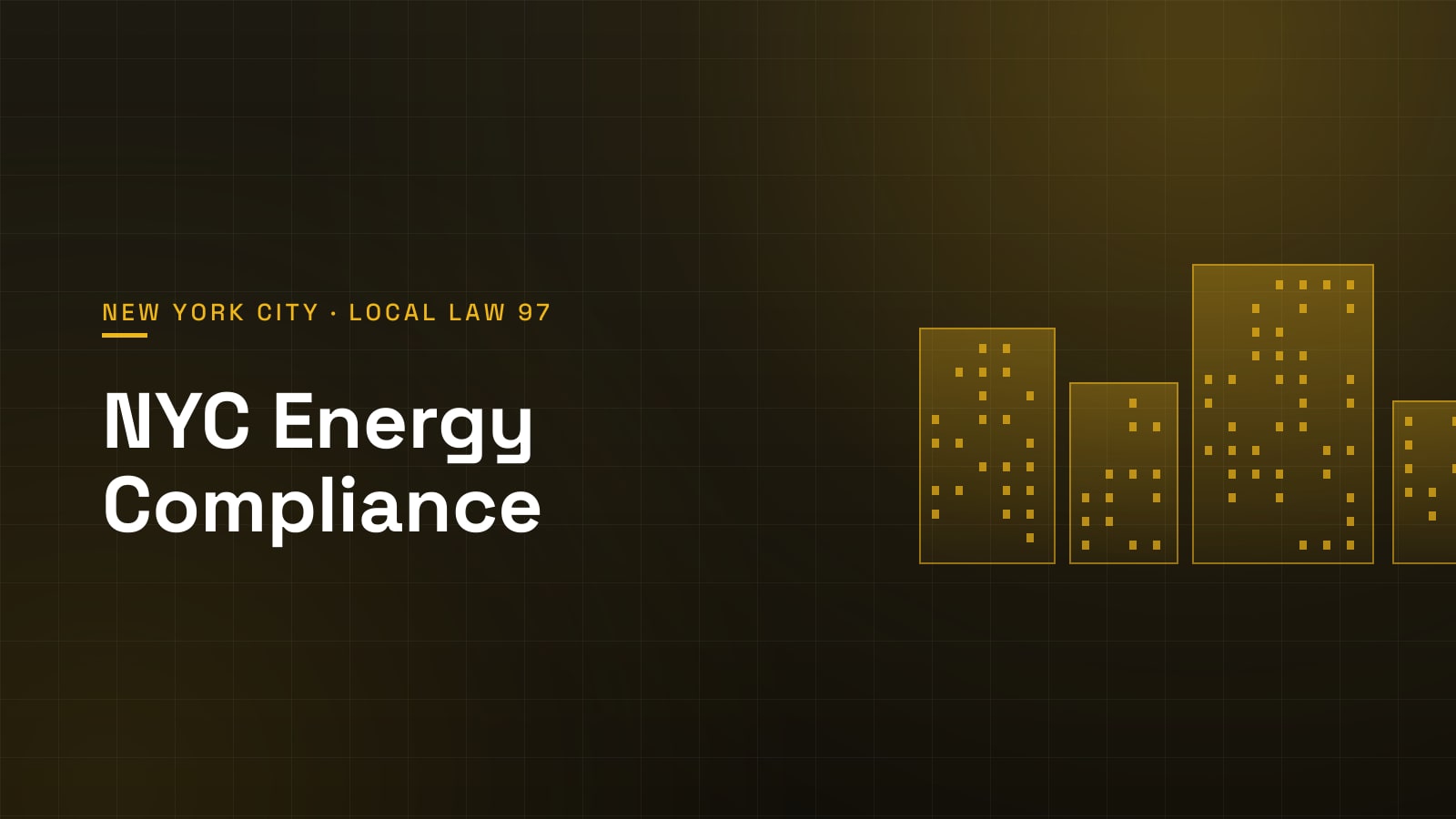 New York City skyline — NYC energy compliance and Local Law 97