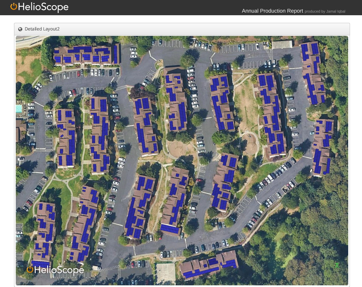 HelioScope solar PV model